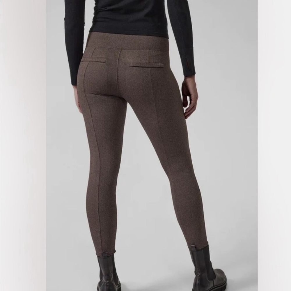 Athleta Delancey Herringbone Tight / Leggings in Brown